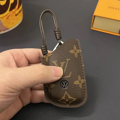 Luksusowa skórzana obudowa inteligentnego kluczyka – zaprojektowana do Audi, BMW, Benz & VW 🚗✨