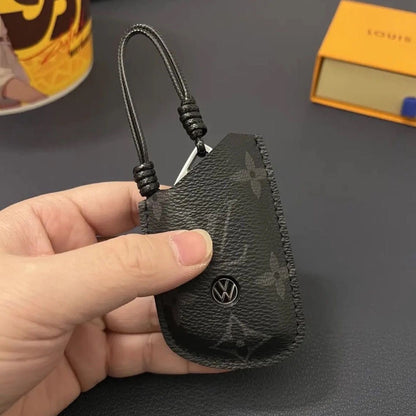 Luksusowa skórzana obudowa inteligentnego kluczyka – zaprojektowana do Audi, BMW, Benz & VW 🚗✨