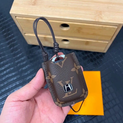 Luksusowa skórzana obudowa inteligentnego kluczyka – zaprojektowana do Audi, BMW, Benz & VW 🚗✨