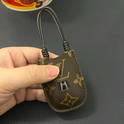 Luksusowa skórzana obudowa inteligentnego kluczyka – zaprojektowana do Audi, BMW, Benz & VW 🚗✨