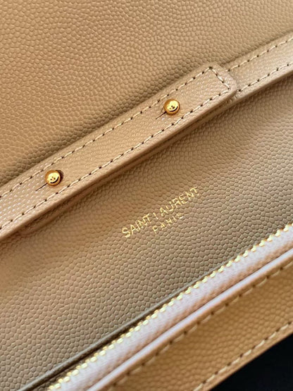 YL- ラムスキン エンベロープ チェーン ウォレット