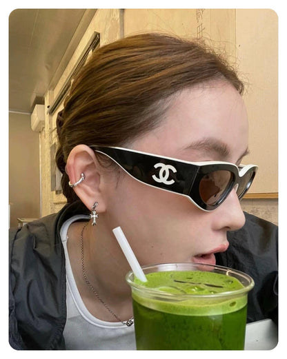 Rectangle Acetate Sunglasses