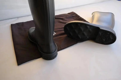 Elegant Classic Waterproof Tall Boots – Timeless Style & Comfort