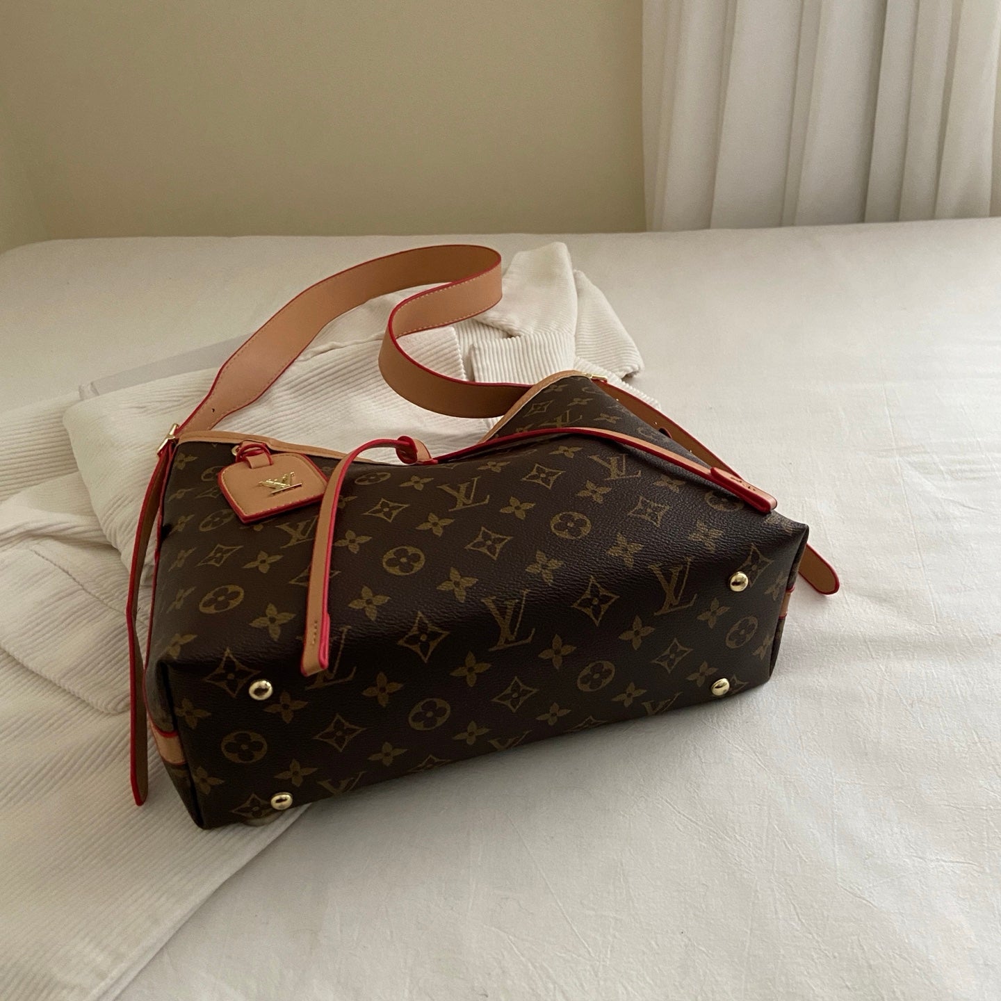 Monogram Cross-Strap Shoulder Bag