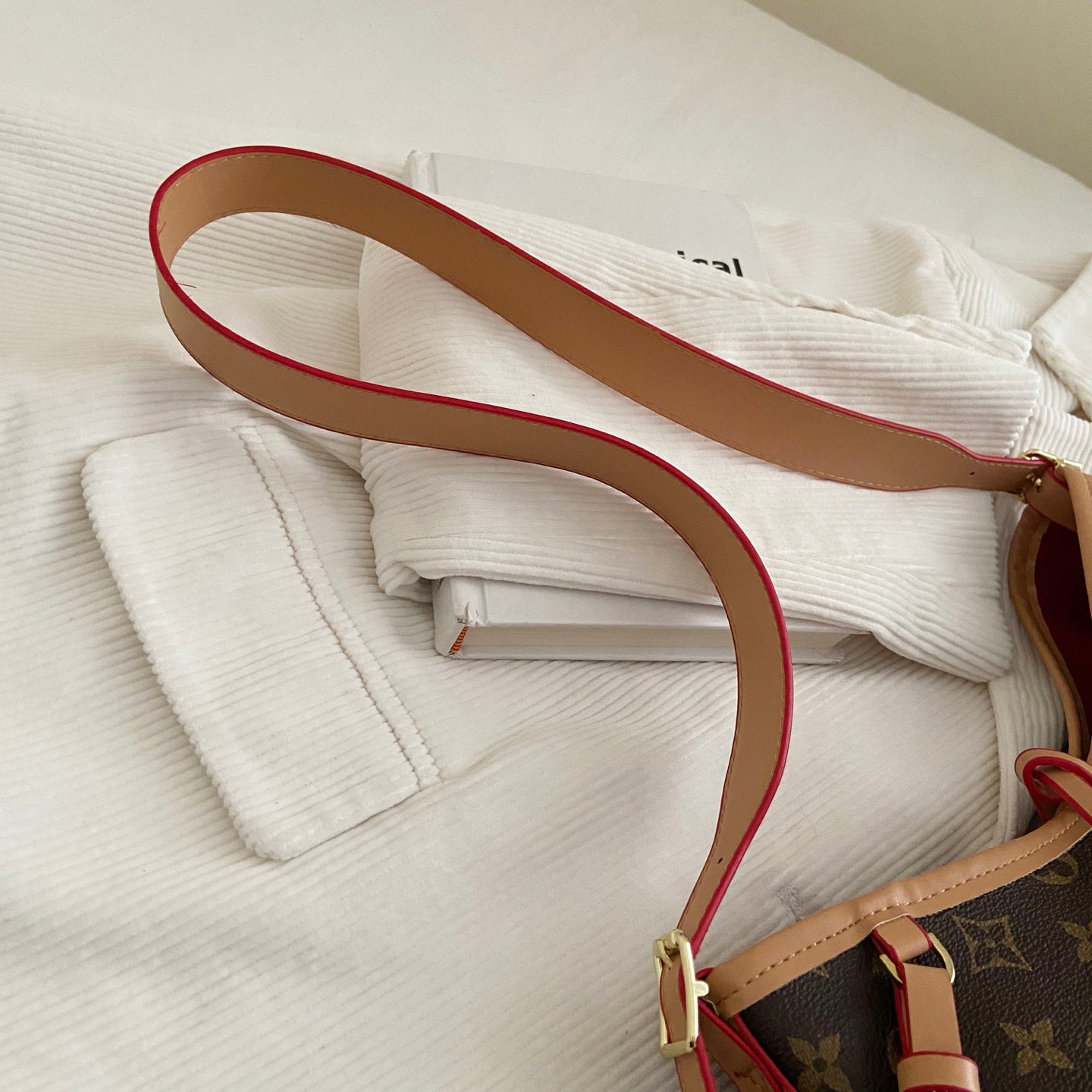 Monogram Cross-Strap Shoulder Bag