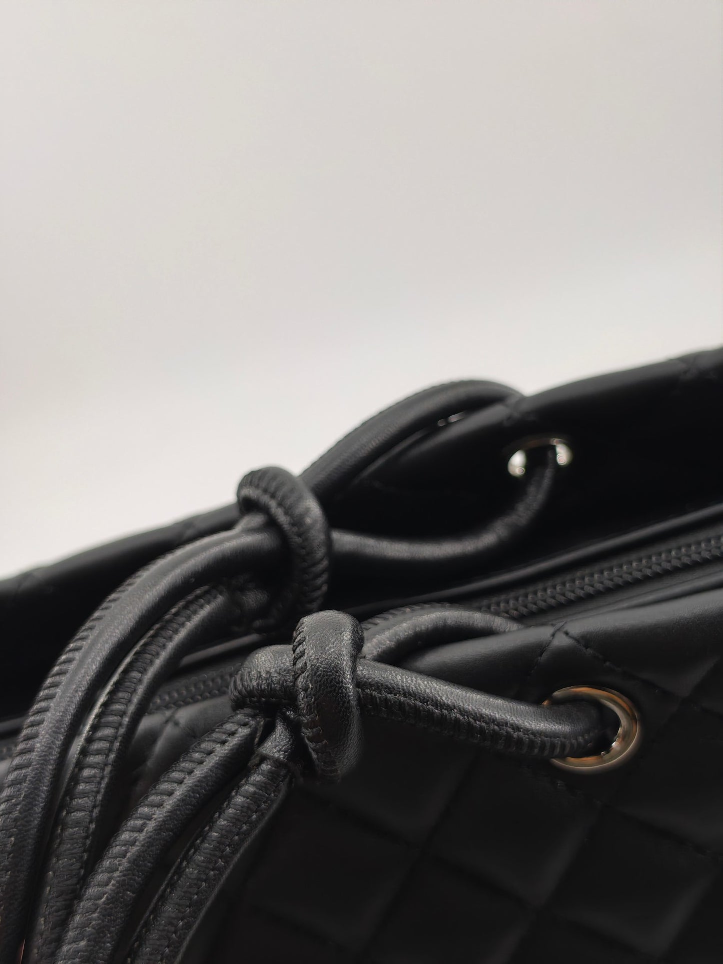 Premium Quilted Leather-Style Tote Bag with Dual Handles