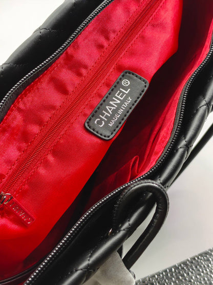 Premium Quilted Leather-Style Tote Bag with Dual Handles