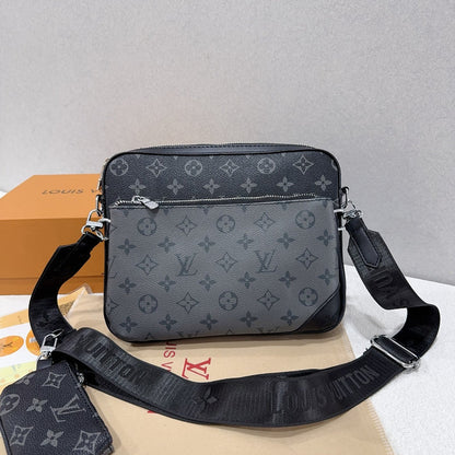 （Buy 3, pay for 2）Classic Monogram Trio Messenger Bag - A Fashion Must-Have