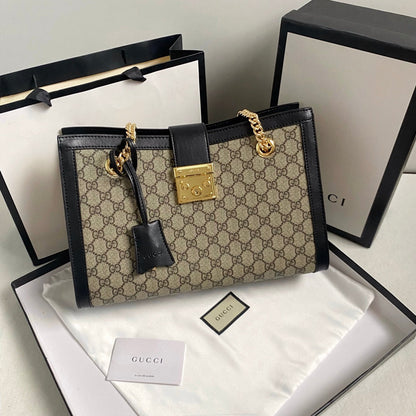 Premium Classic Chain-Handle Tote Bag