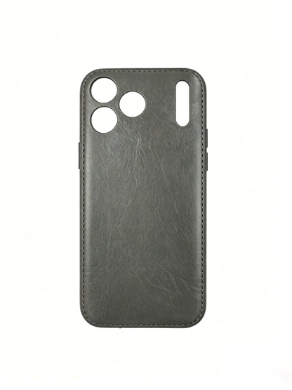 Kakavy Handcrafted Vegetable-Tanned Leather iPhone Case – Vintage Patina Edition