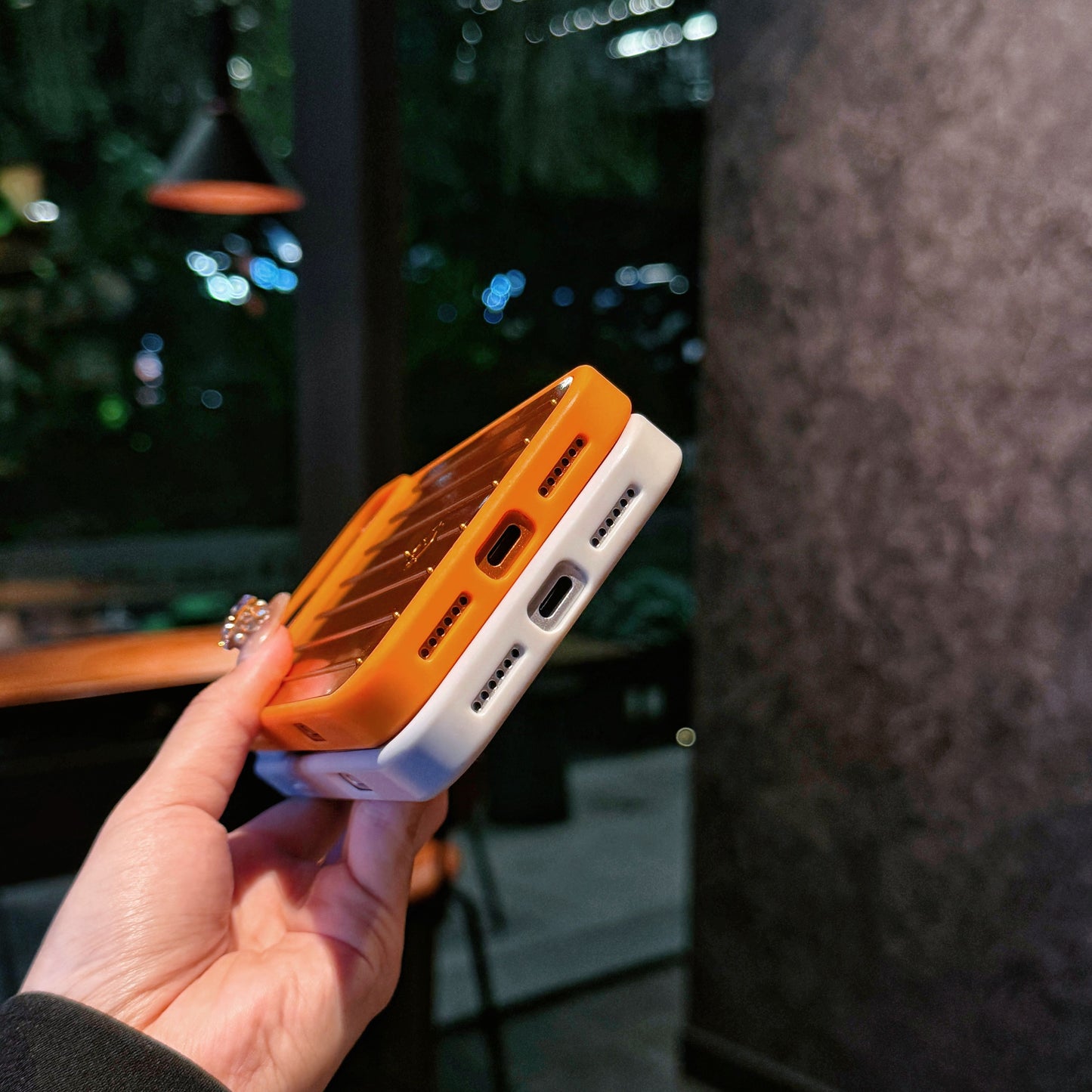 Ribbed Metallic Armor iPhone Case – Stylish Protection Inspired by Travel