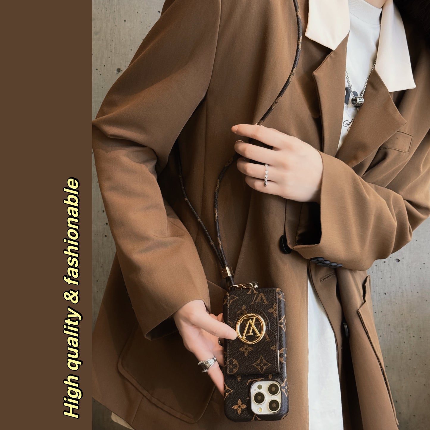 Lou Card Holder Chain iPhone -fodral