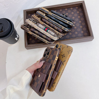 Lou Classic Color Card Bag iPhone Case