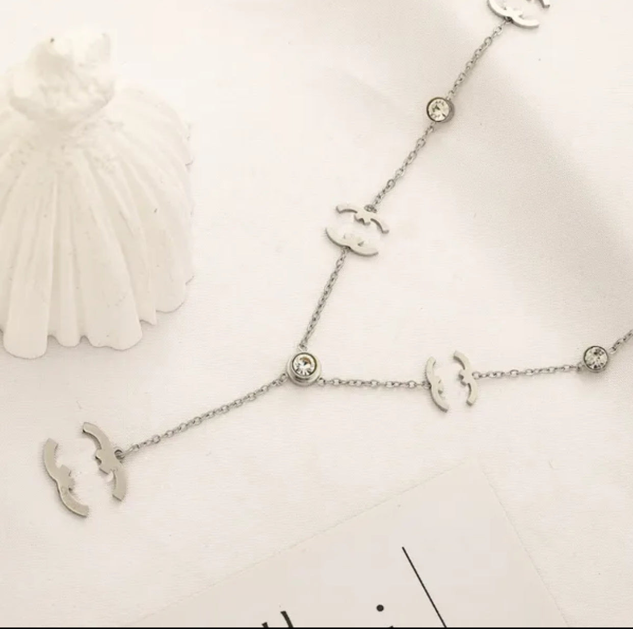 Designer Brand letter CC Necklace Elegant