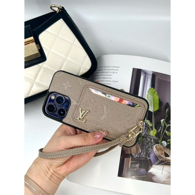 Lou Four Colors Card Bag Bag Iphone Case