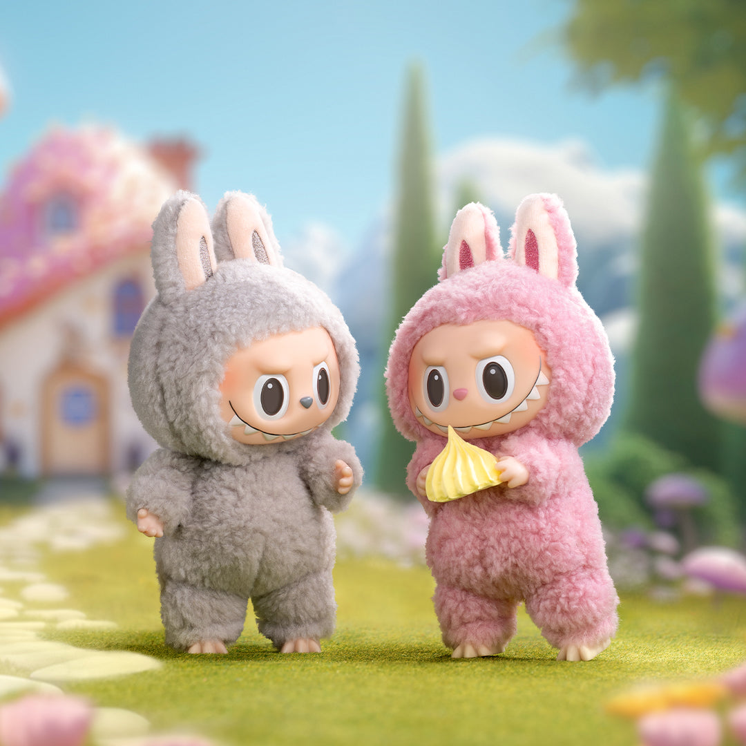 Pop Mart The Monsters Labubu Jännittävä Macarons Vinyyli Face Pehmoriipus (Blind Box)