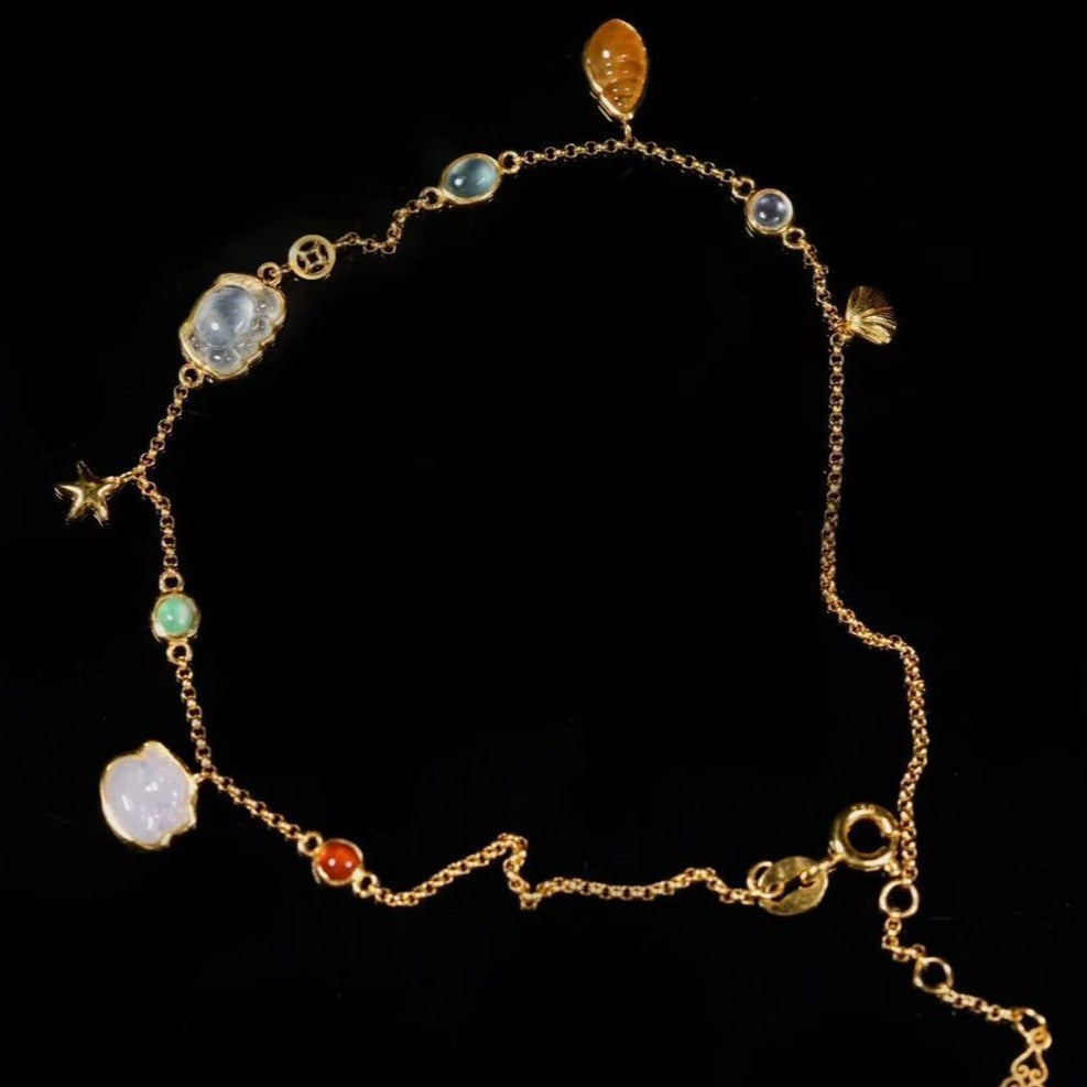 Ocean-inspirerad Dainty Shell Anklet-Summer Boho Beach Charm smycken tillbehör