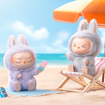 Pop Mart The Monsters Labubu Have a Seat Series - Pandantiv de pluș cu față de vinil (cutie oarbă)