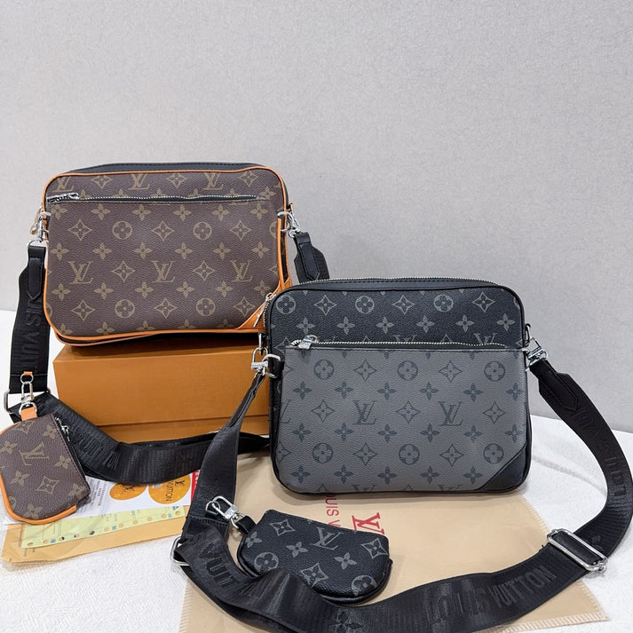 （Buy 3, pay for 2）Classic Monogram Trio Messenger Bag - A Fashion Must-Have