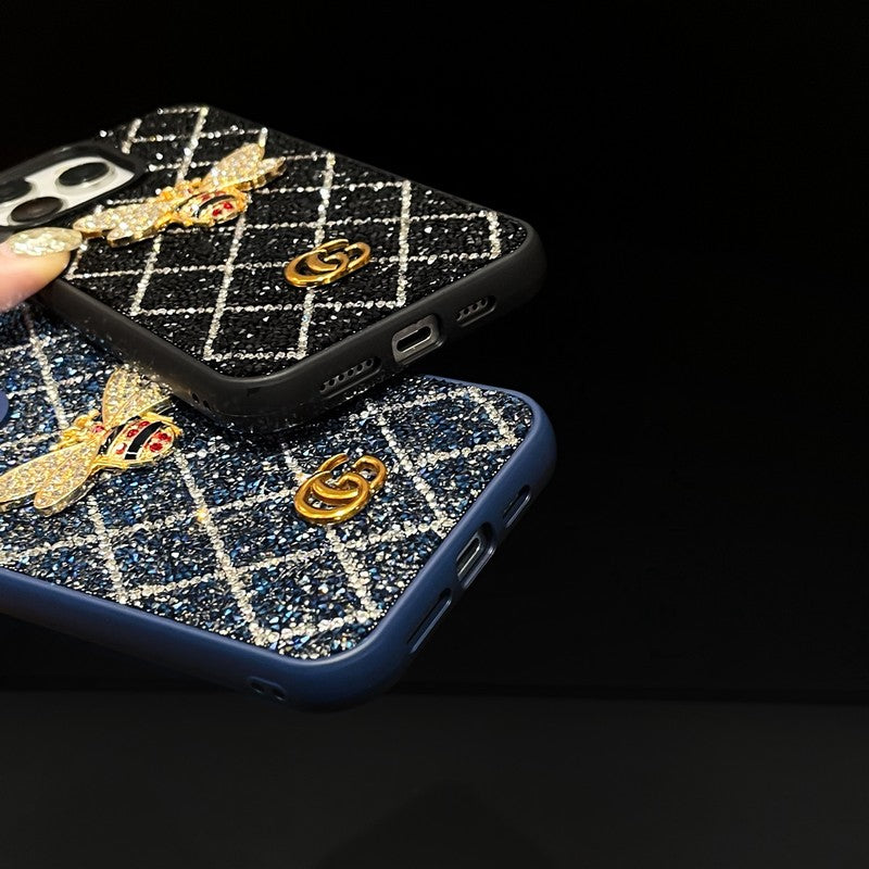 GG Bee Diamond Iphone Case
