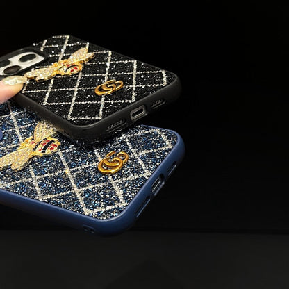GG Bee Diamond Iphone Case