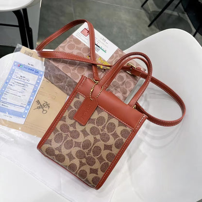 エレガントなレザーハンドバッグ：軽い贅沢のタッチ