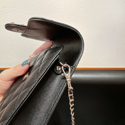 Crossbody nahkainen puhelinlaukku