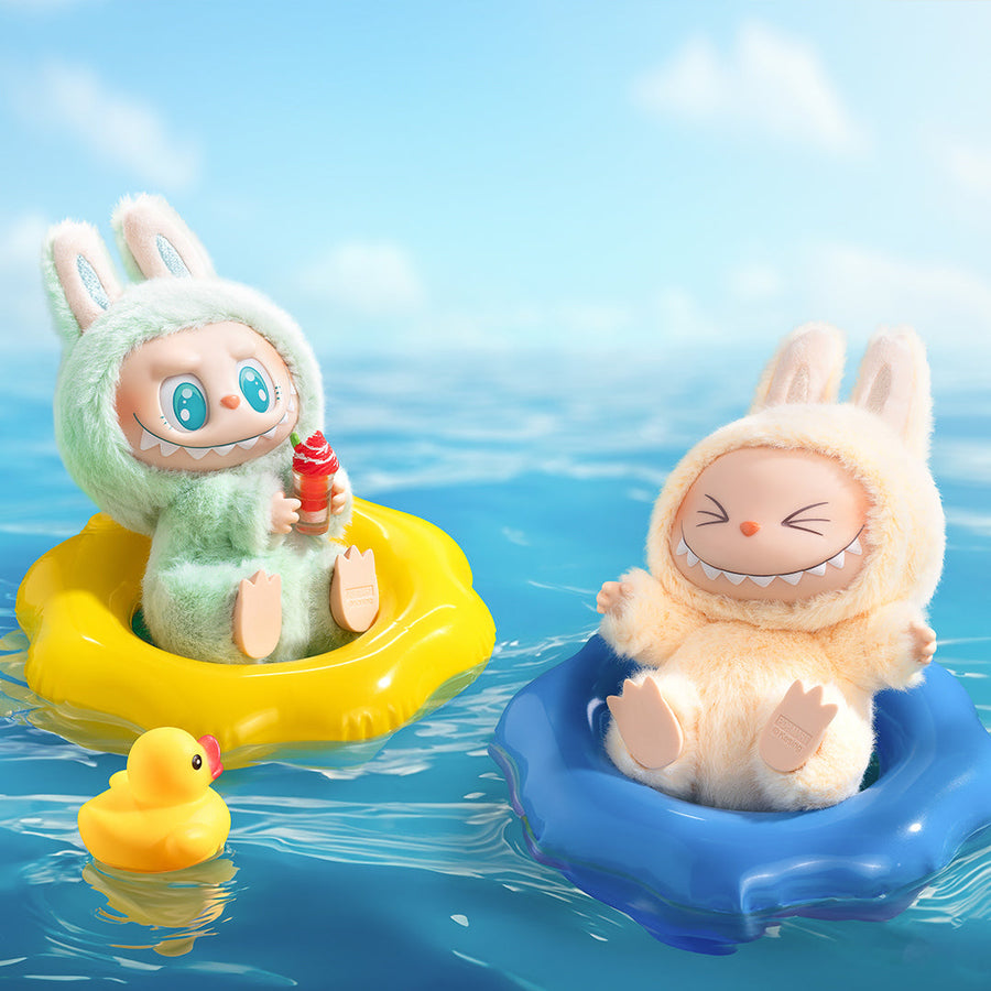 Pop Mart The Monsters Labubu Have a Seat Series - Pandantiv de pluș cu față de vinil (cutie oarbă)