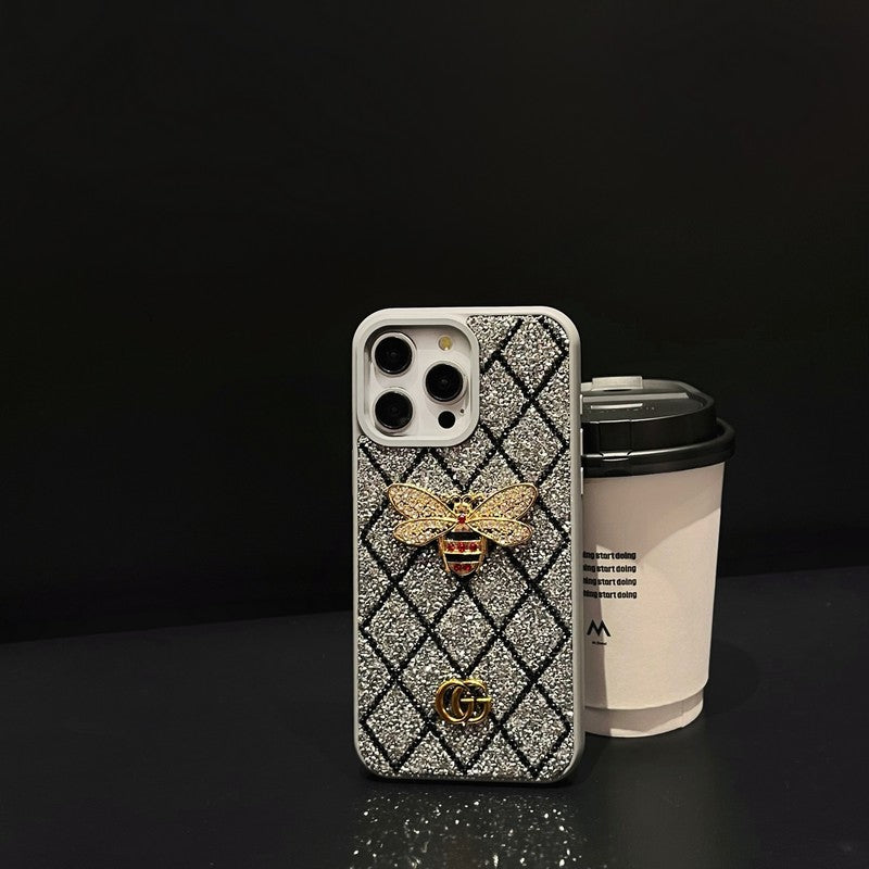 GG Bee Diamond Iphone Case