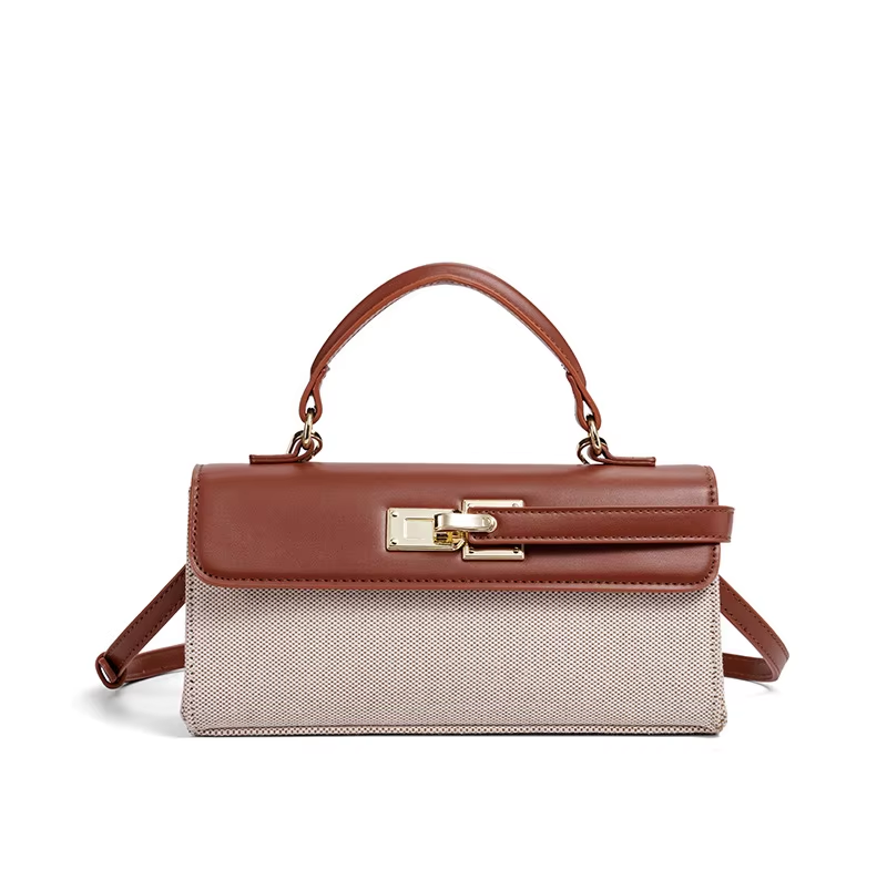 Luxury Brand Lock Design Tote Bag For Women High-end Large Capacity Handbag Fashion Crossbody Bags Exquisite Shoulder Handbag  A123
