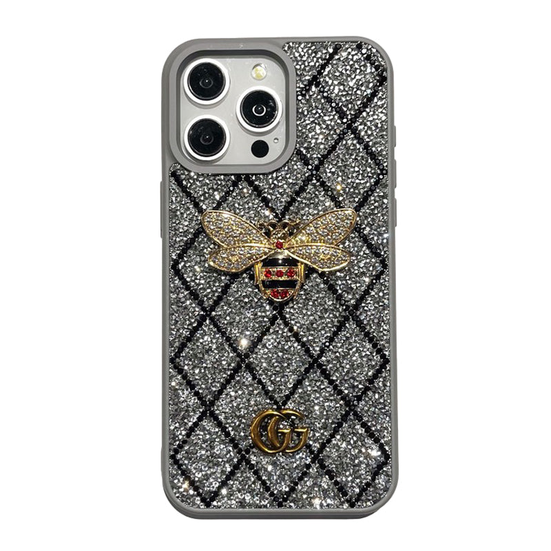 GG Bee Diamond Iphone Case