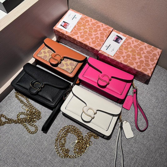 Легкая роскошная кожаная сумка для рук