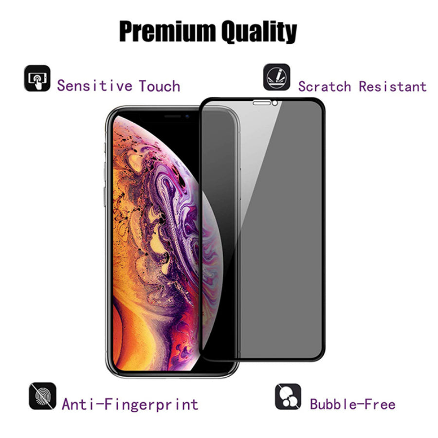 Anti-Spy Full Privacy képernyővédő fólia edzett üveg iPhone