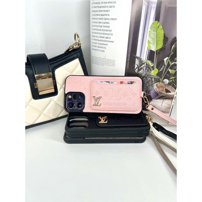 Lou Four Colors Card Bag Bag Iphone Case