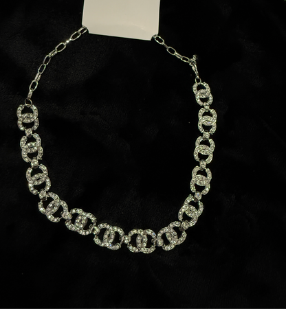 Διπλό κολιέ C με επιχρυσωμένο υψηλής ποιότητας