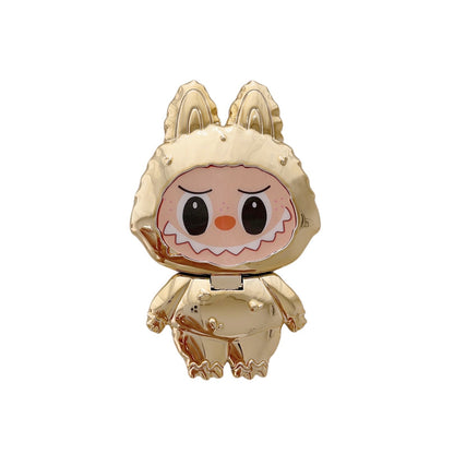 Suport pentru telefon cu oglindă rotativă în stil Labubu – drăguț, funcțional și portabil