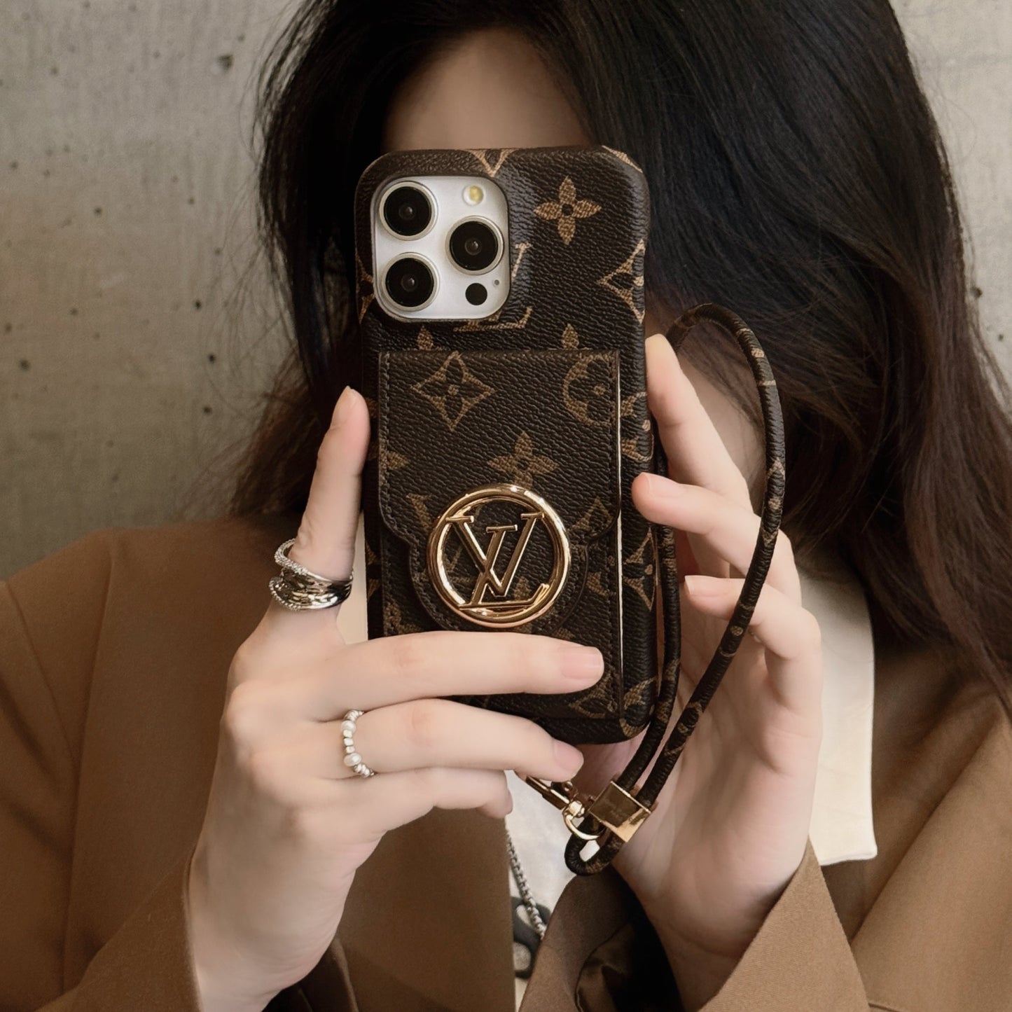 Lou Card Holder Chain iPhone -fodral