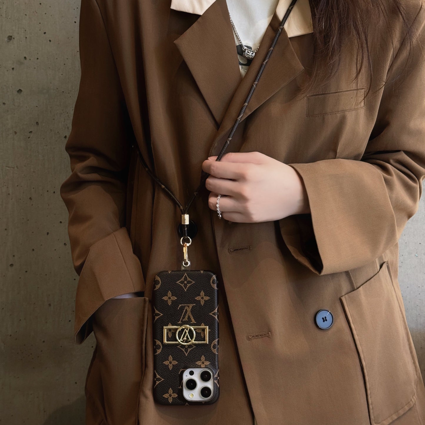 Husă pentru iPhone Lou Card Holder Chain