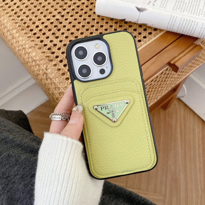 Pra Card Holder Color iPhone Case