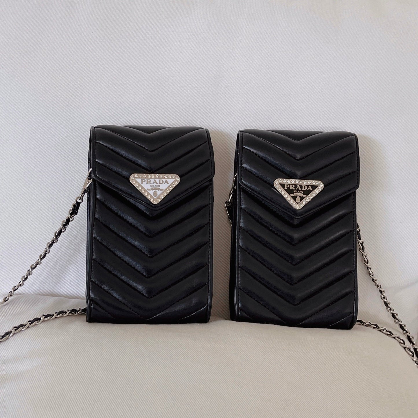 Кожаная телефонная сумка для кроссба