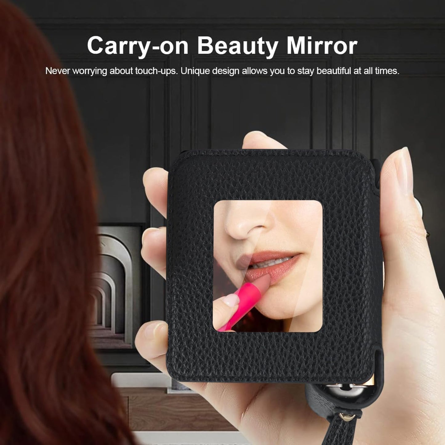 Capa luxuosa de couro para Samsung Galaxy Z Flip 5/4