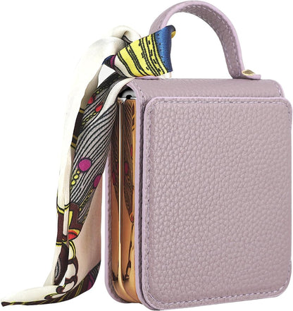 Capa luxuosa de couro para Samsung Galaxy Z Flip 5/4