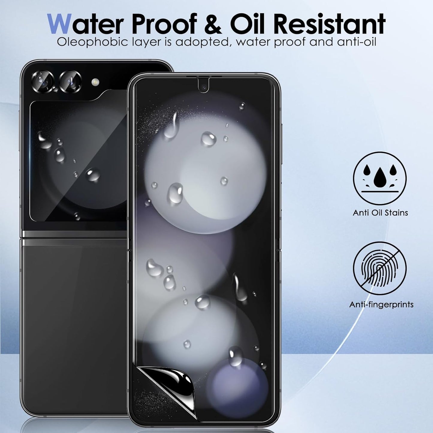 Protetor de tela de privacidade Samsung Galaxy Z Flip 6/5/4/3