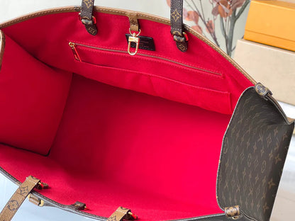 リュクスモノグラムレザートートバッグ