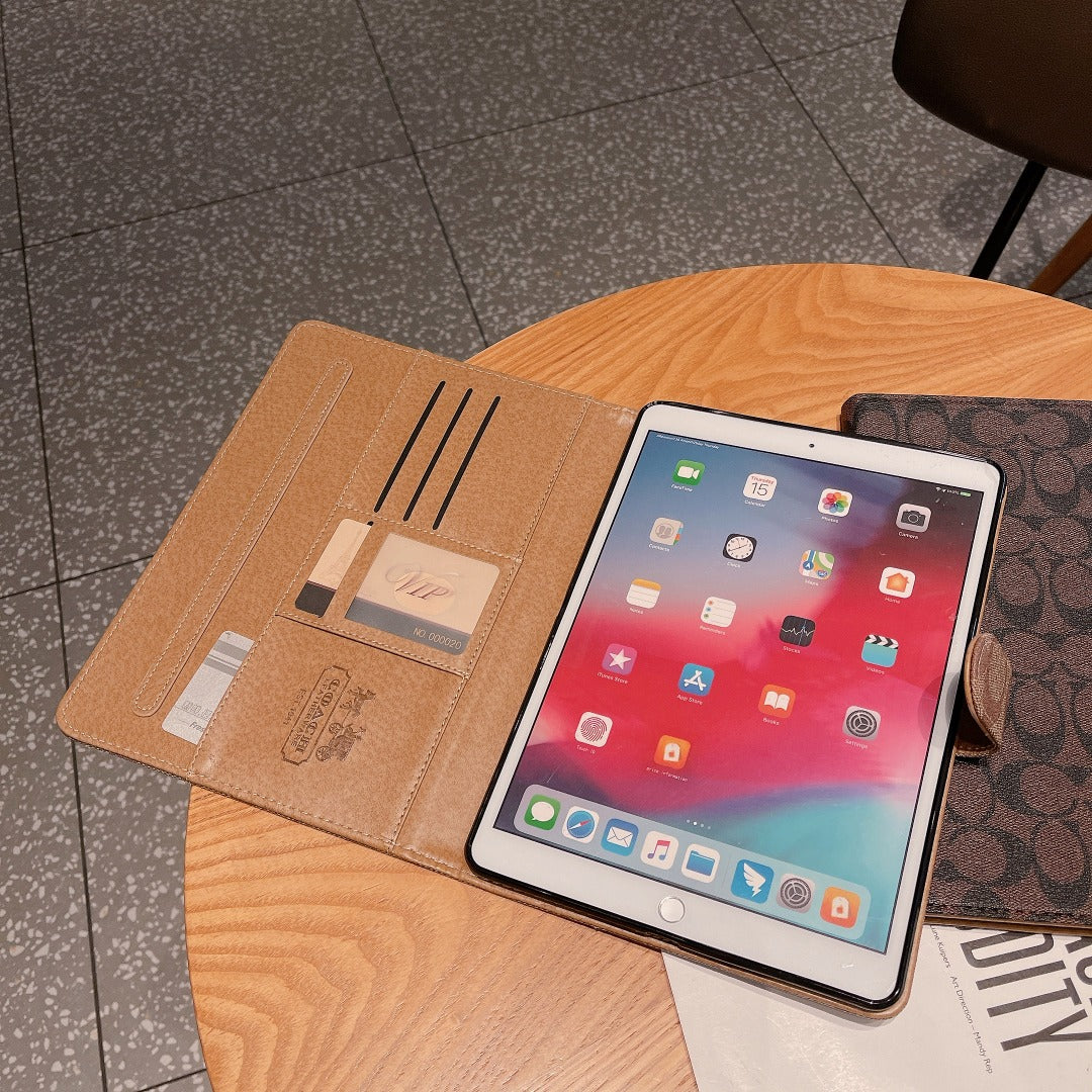 プレミアム レザー クラシック Apple iPad タブレット ケース