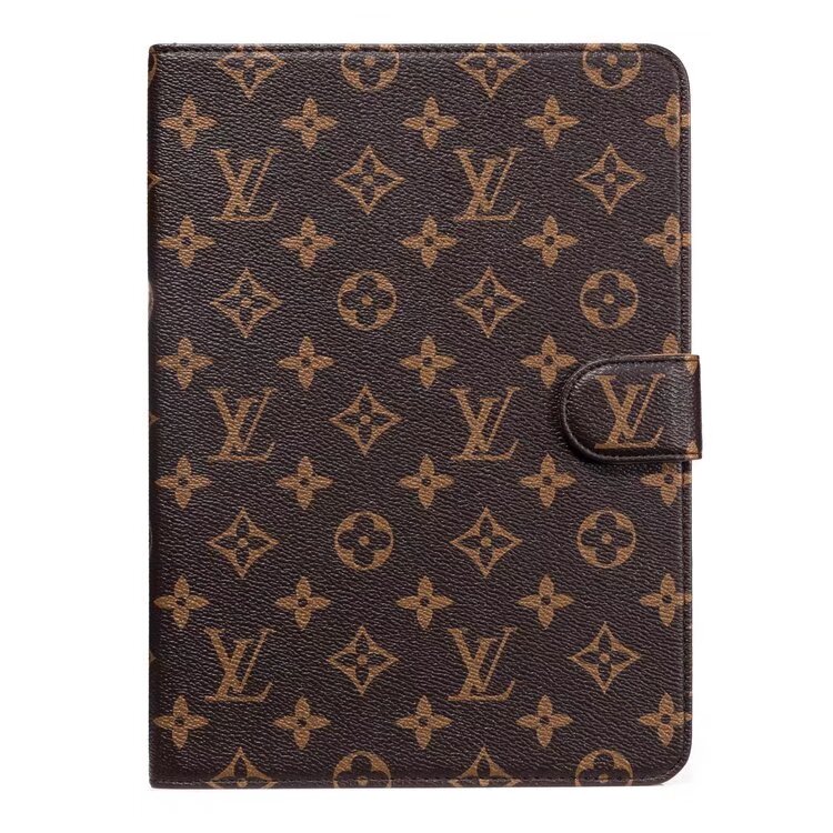 Ylellinen Canvas Monogram Leather Fresh Summer Theme Pattern Apple iPad -kotelo