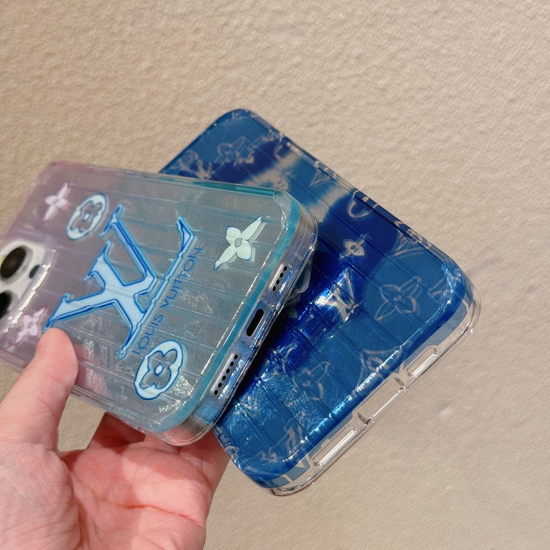 Lou Pink & Blue iPhone Case