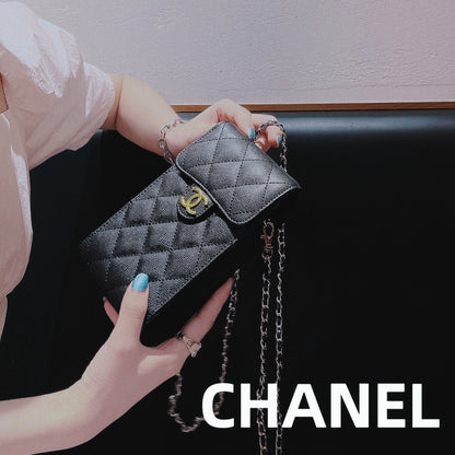 Crossbody nahkainen puhelinlaukku