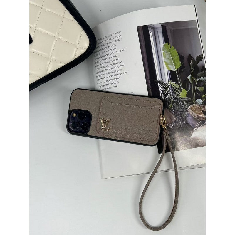 Lou Four Colors Card Bag Bag Iphone Case
