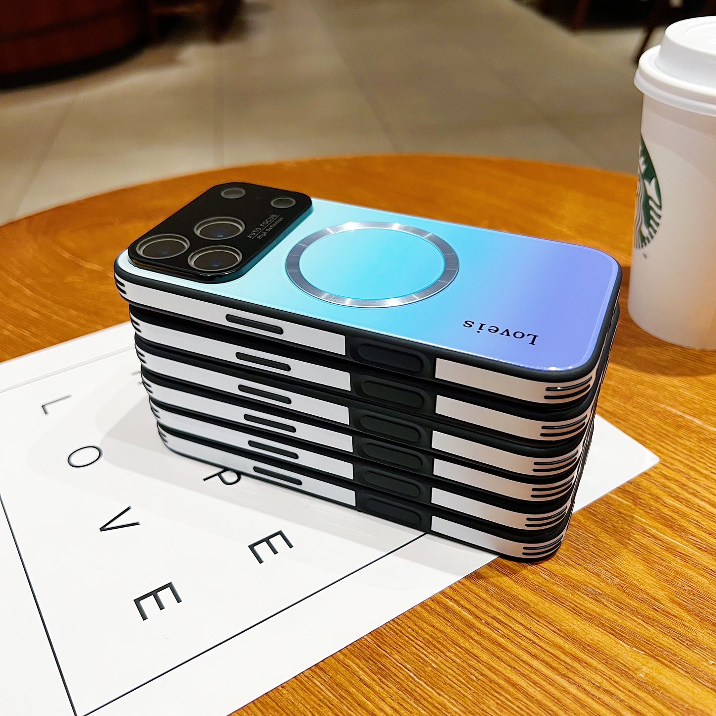 MagSafe Magnetic Gradient Phone Case with Lens Protection